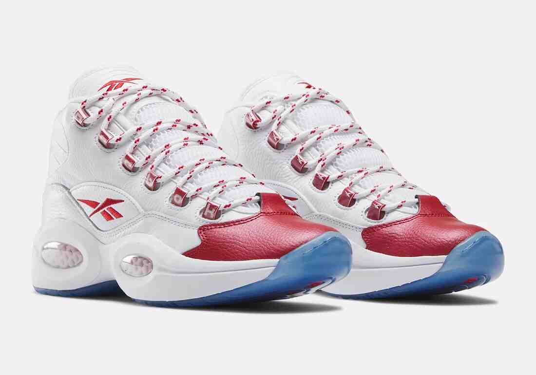 Reebok Question Mid, Reebok Question, Reebok - 銳步 Question Mid "紅腳趾 "於 2024 年 2 月發佈