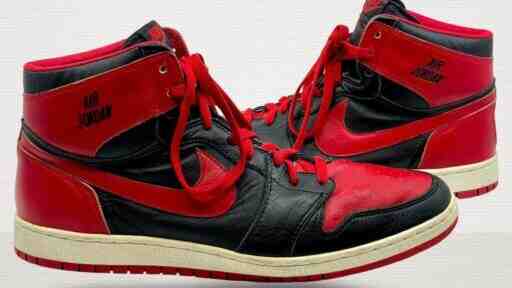 Air Jordan 1 Banned, Air Jordan 1, Air Jordan - 原版 Air Jordan 1 "禁售 "原型即將拍賣