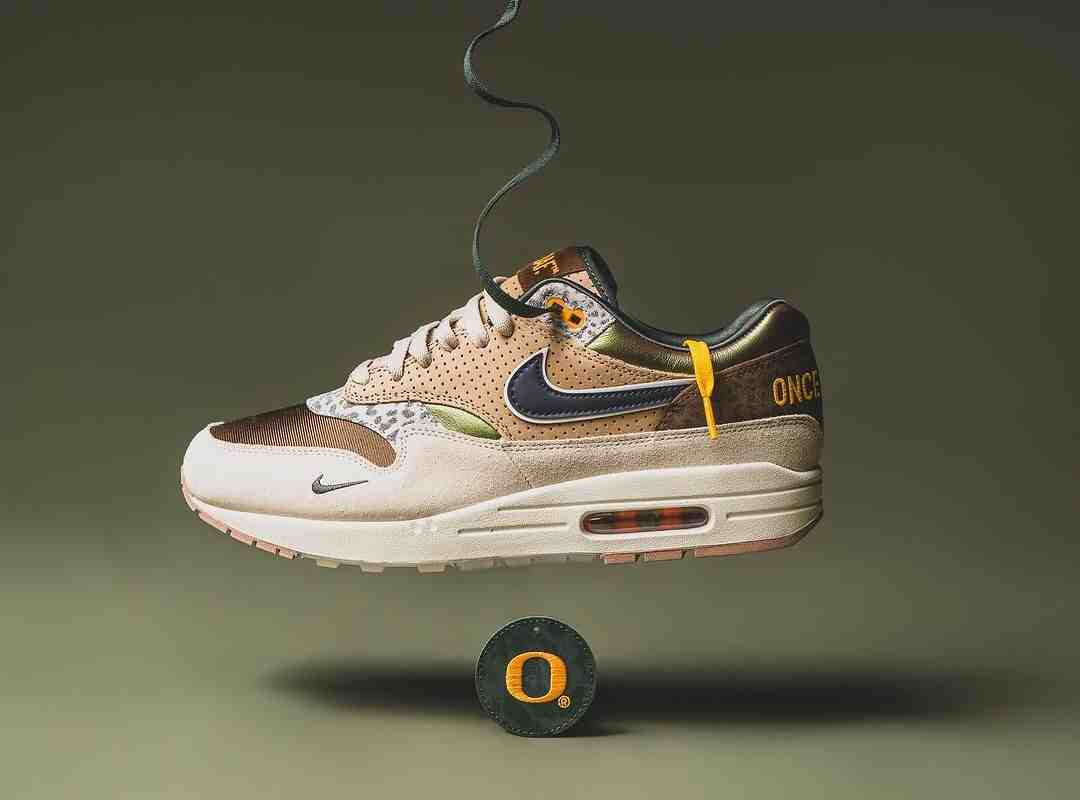 Oregon Ducks, Nike Air Max 1, Nike, GOAT - Division Street x 耐克 Air Max 1 "俄勒岡大學 "PE 將於 2024 年 3 月發佈