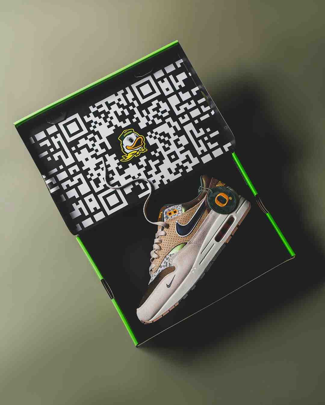 Oregon Ducks, Nike Air Max 1, Nike, GOAT - Division Street x 耐克 Air Max 1 "俄勒岡大學 "PE 將於 2024 年 3 月發佈