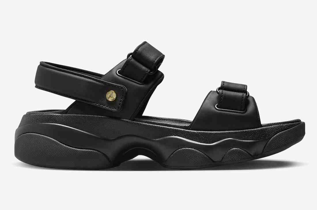 喬丹 Deja 涼鞋 "黑色/金屬金色 "2024 年夏季發佈 Nike, Jordan Deja Sandal, Jordan Brand, Air Jordan 13, Air Jordan 1 - 喬丹 Deja 涼鞋 "黑色/金屬金色 "2024 年夏季發佈