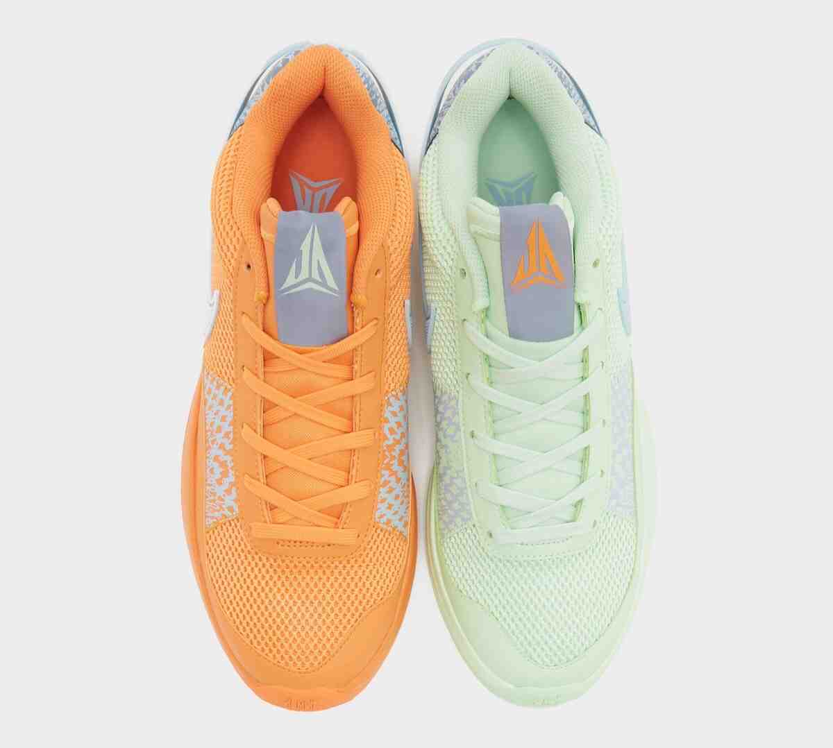 Nike Ja 1, Nike - 錯落有致的 Nike Ja 1 "明亮的普通話/淡綠色 "將於 2024 年 4 月發售