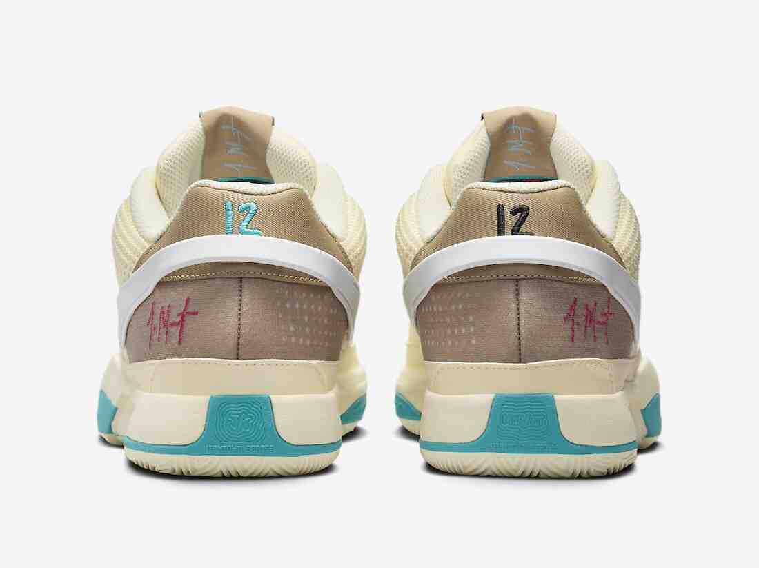 耐克 Ja 1 "季節性"(椰奶)2024 年 4 月發佈 Nike Ja 1, Nike - 耐克 Ja 1 "季節性"(椰奶)2024 年 4 月發佈