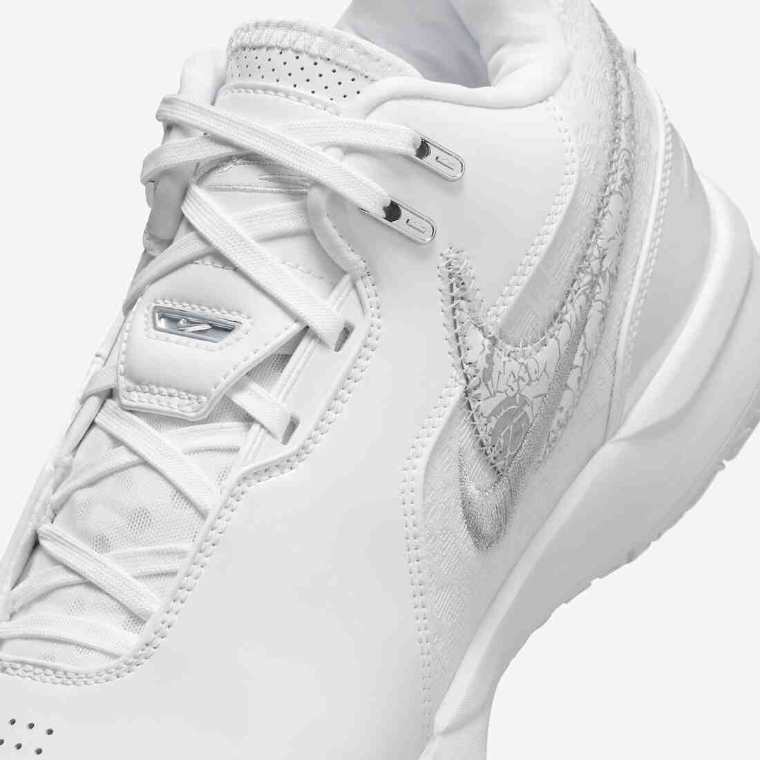 Nike Zoom LeBron NXXT Gen, Nike - 耐克 LeBron NXXT Gen AMPD "白色/銀色 "2024 年春季發佈