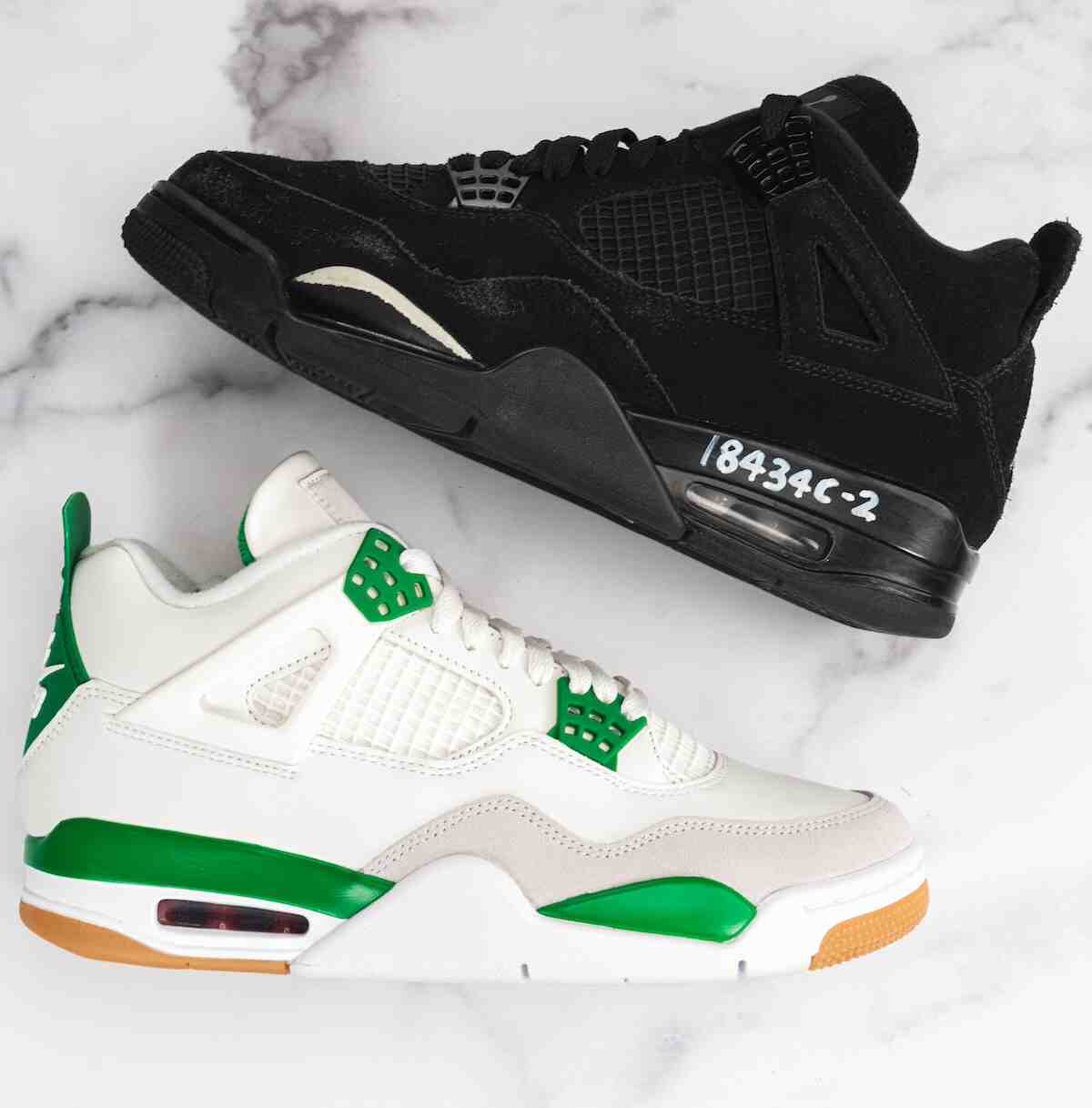 耐克 SB x Air Jordan 4 "黑貓 "試穿樣品 Nike SB x Air Jordan 4, Nike SB, Air Jordan 4, Air Jordan - 耐克 SB x Air Jordan 4 "黑貓 "試穿樣品