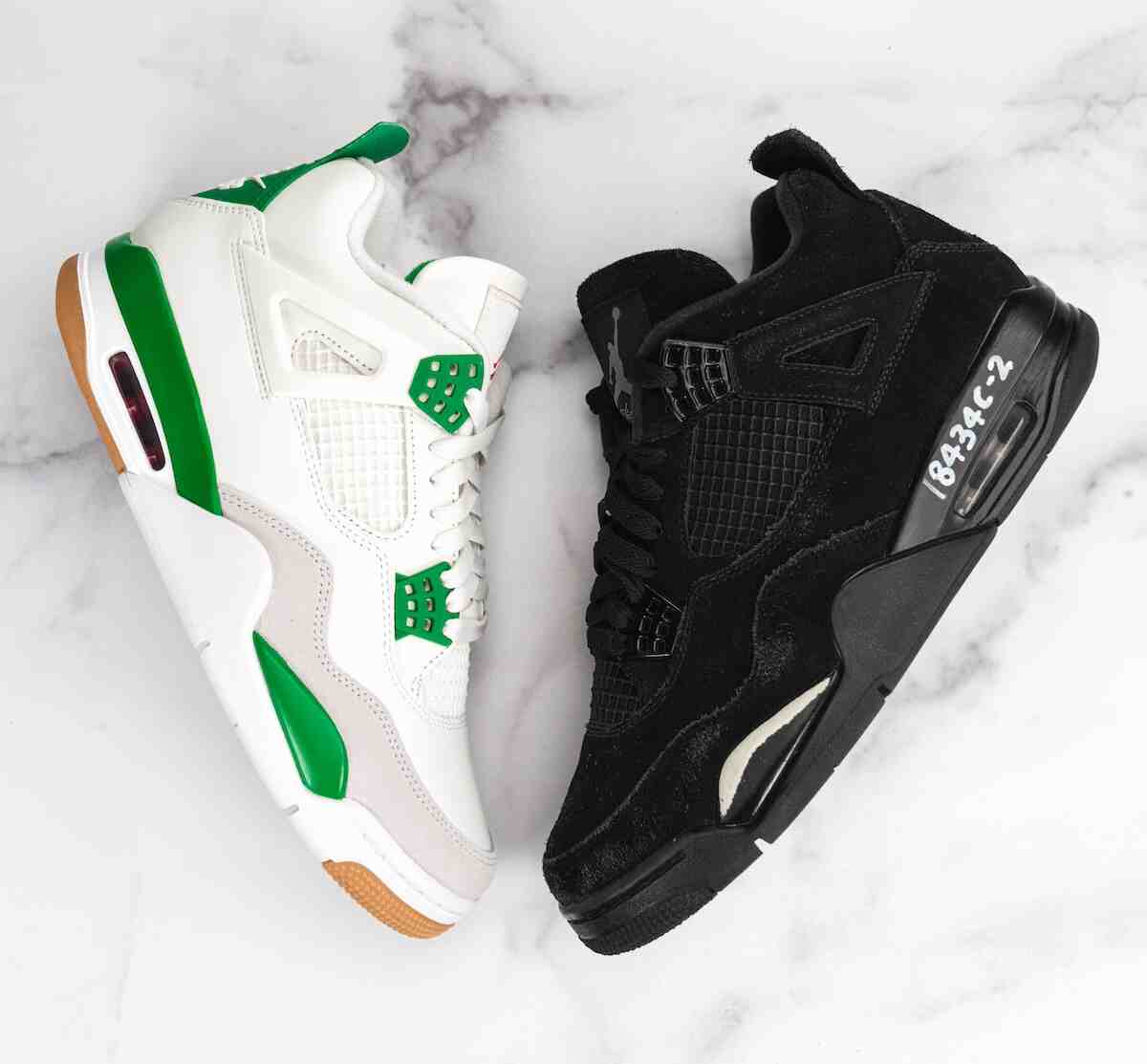 耐克 SB x Air Jordan 4 "黑貓 "試穿樣品 Nike SB x Air Jordan 4, Nike SB, Air Jordan 4, Air Jordan - 耐克 SB x Air Jordan 4 "黑貓 "試穿樣品