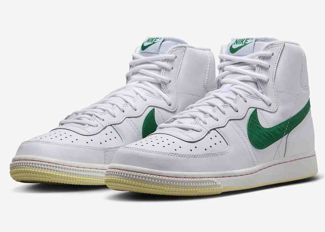 耐克終結者高配版 "白色/孔雀石色 "2024 年 4 月發佈 Nike Terminator High, Nike - 耐克終結者高配版 "白色/孔雀石色 "2024 年 4 月發佈