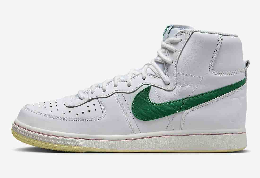 耐克終結者高配版 "白色/孔雀石色 "2024 年 4 月發佈 Nike Terminator High, Nike - 耐克終結者高配版 "白色/孔雀石色 "2024 年 4 月發佈