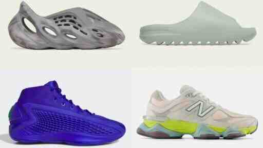 Nike LeBron 21, New Balance 9060, adidas YEEZY Slides, adidas Yeezy Foam Runner, adidas AE 1 - 明天（2024 年 3 月 15 日）發佈的運動鞋
