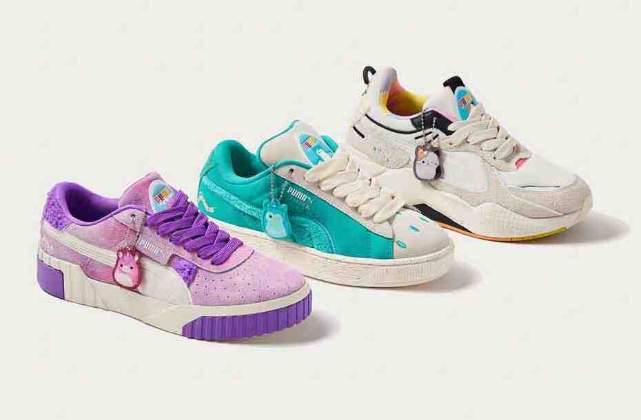 PUMA Suede, PUMA RS-X, PUMA Cali, Puma - Squishmallows x PUMA 系列將於 2024 年 3 月發佈