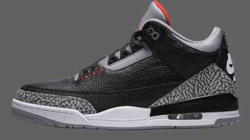 Air Jordan 3 Black Cement, Air Jordan 3, Air Jordan - Air Jordan 3 OG "黑色水泥 "將於 2024 年 11 月回歸