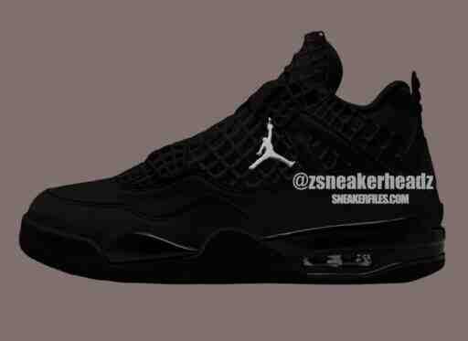 Nike, Air Jordan 4, Air Jordan - Air Jordan 4 NET "黑色 "於 2025 年春季發佈