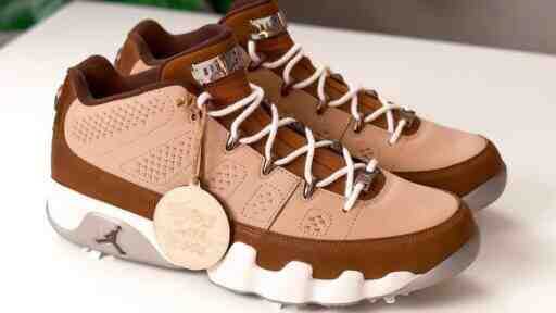 Nike, Air Jordan 9, Air Jordan - Happy Life Wood x Air Jordan 9 Low Golf 將於 2024 年 4 月發佈