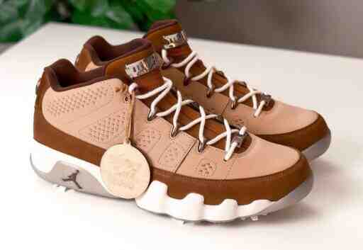 Nike, Air Jordan 9, Air Jordan - Happy Life Wood x Air Jordan 9 Low Golf 將於 2024 年 4 月發佈