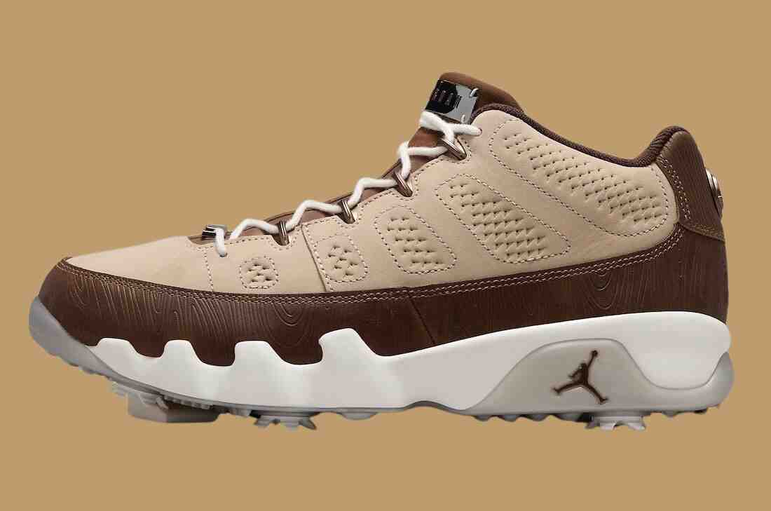 Nike, Air Jordan 9, Air Jordan - Happy Life Wood x Air Jordan 9 Low Golf 將於 2024 年 4 月發佈