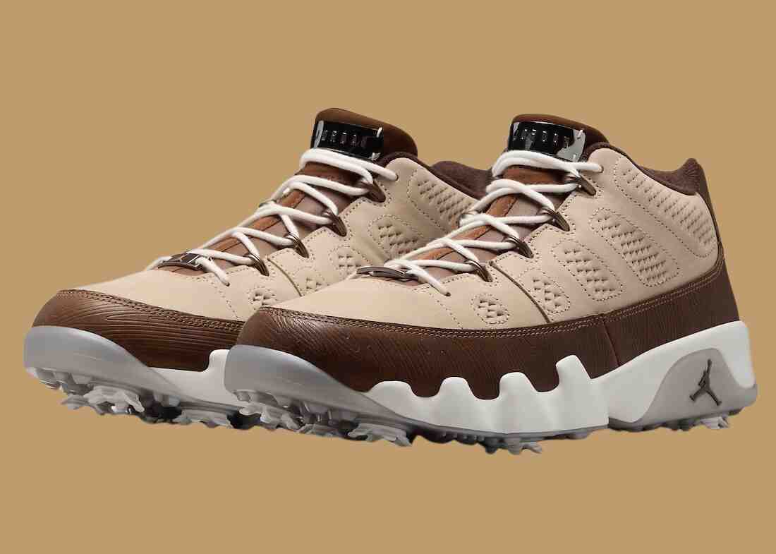 Nike, Air Jordan 9, Air Jordan - Happy Life Wood x Air Jordan 9 Low Golf 將於 2024 年 4 月發佈