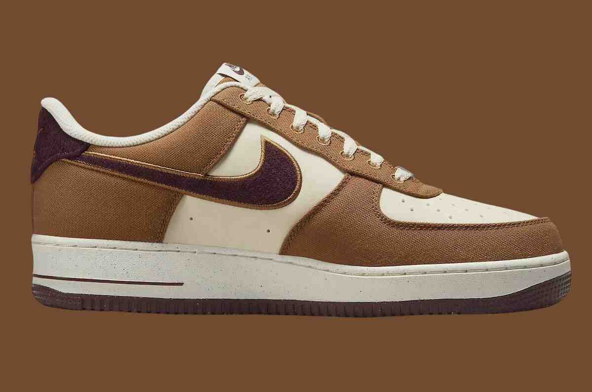 Nike Air Force 1 Low, Nike Air Force 1, Nike - 耐克 Air Force 1 Low "淺英倫棕 "加入 Notebook 塗鴉系列