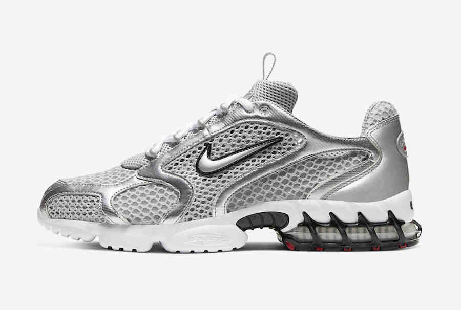 Nike Air Zoom Spiridon Caged Metallic Silver CJ1288-001 Release Date