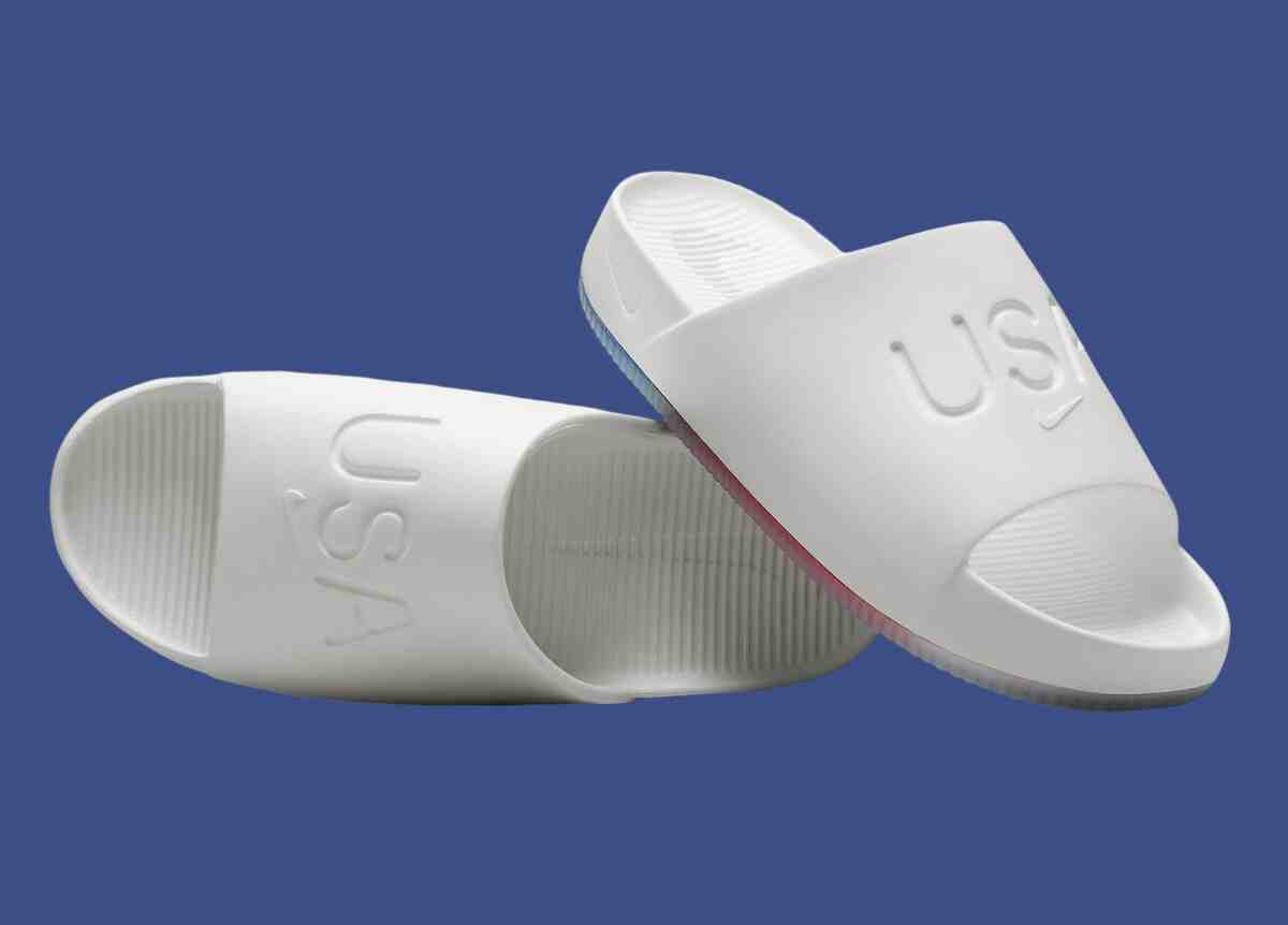 耐克 "美國 "奧運滑行鞋 2024 年夏季發佈 Nike Calm Slide, Nike - 耐克 "美國 "奧運滑行鞋 2024 年夏季發佈