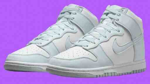 Nike Dunk High, Nike - 耐克 Dunk High Next Nature "冰川藍 "2024 年夏季發佈