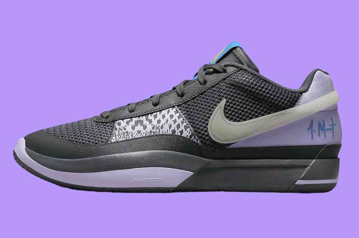 耐克 Ja 1 "Personal Touch"(鐵灰色)2024 年 5 月發佈 Nike Ja 1, Nike - 耐克 Ja 1 "Personal Touch"(鐵灰色)2024 年 5 月發佈