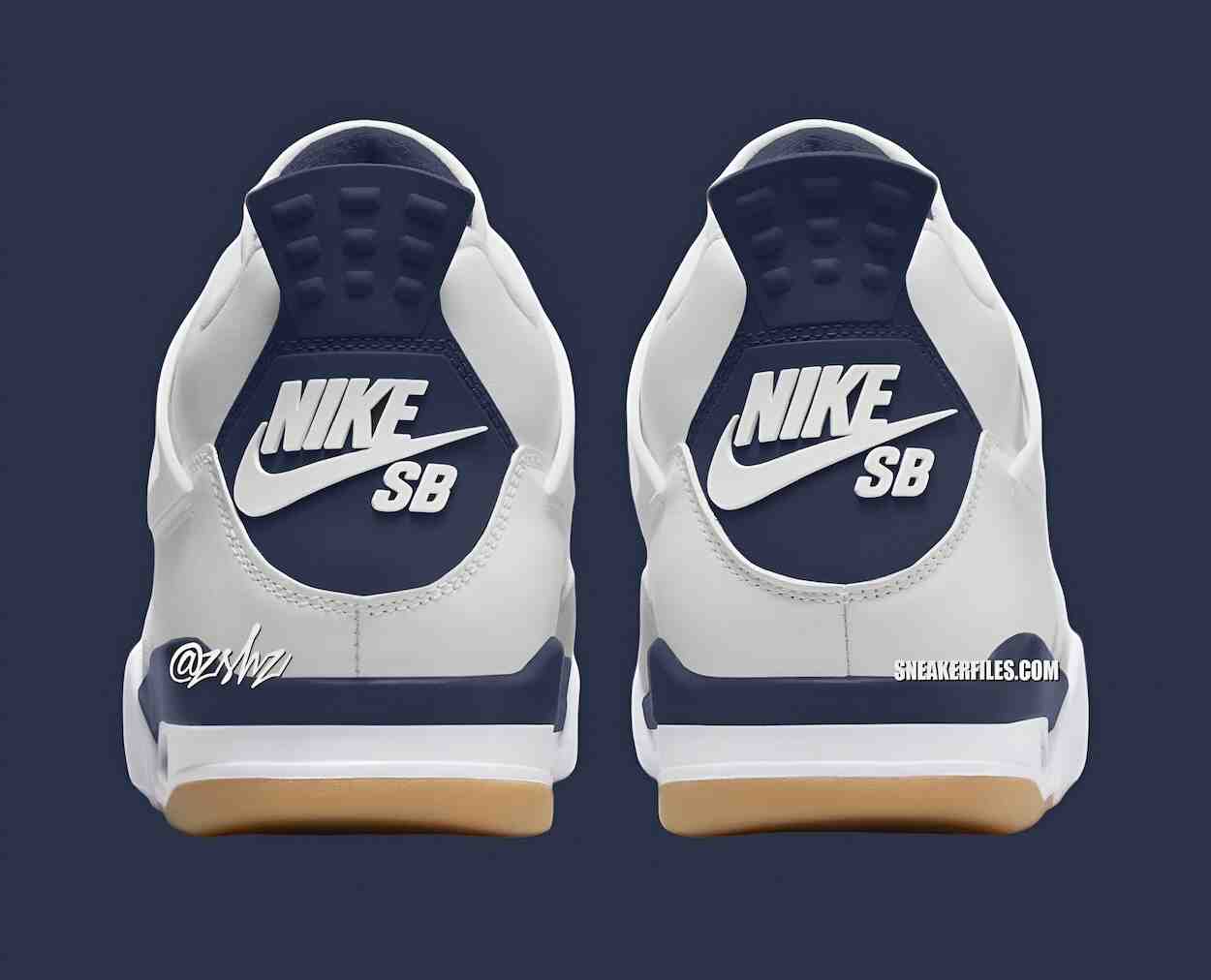 Nike SB x Air Jordan 4, Air Jordan 4, Air Jordan - 耐克 SB x Air Jordan 4 "海軍藍 "於 2025 年春季發佈