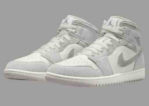 Air Jordan 1 Mid, Air Jordan 1, Air Jordan - Air Jordan 1 Mid "中性灰麂皮 "2024 年秋季發佈