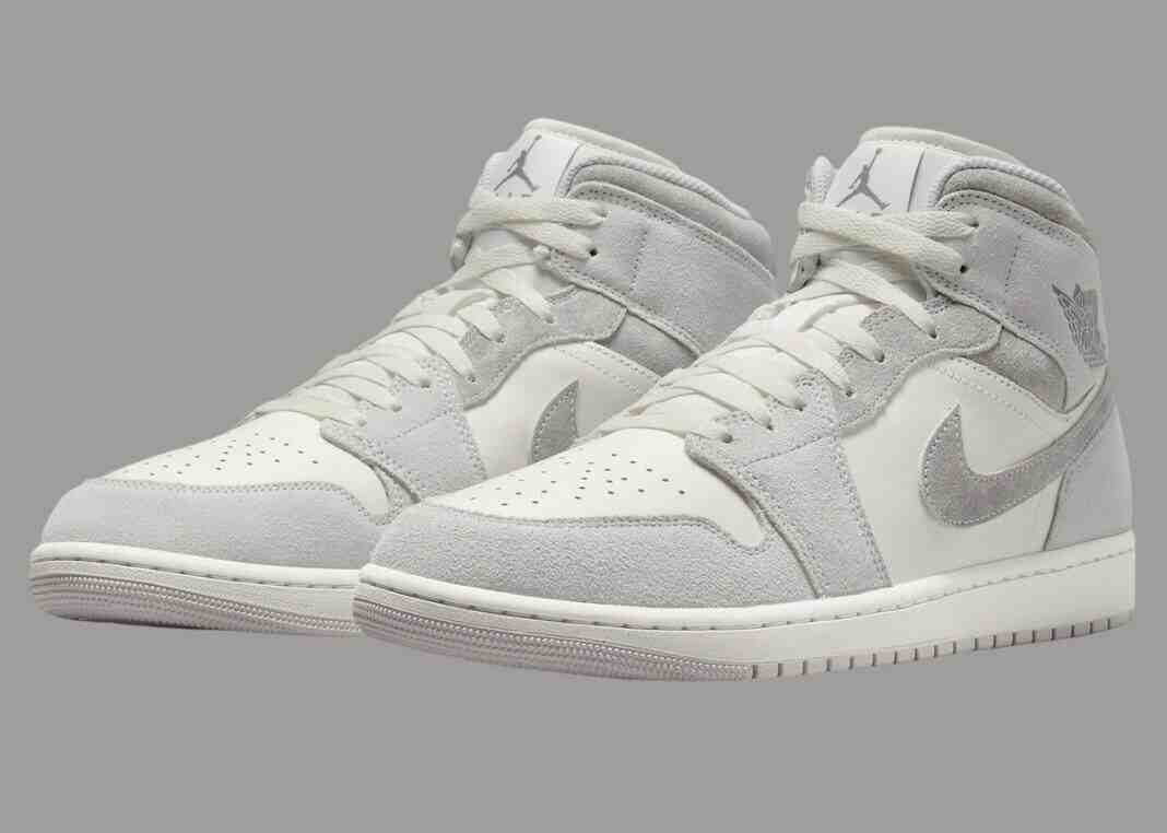 Air Jordan 1 Mid, Air Jordan 1, Air Jordan - Air Jordan 1 Mid "中性灰麂皮 "2024 年秋季發佈