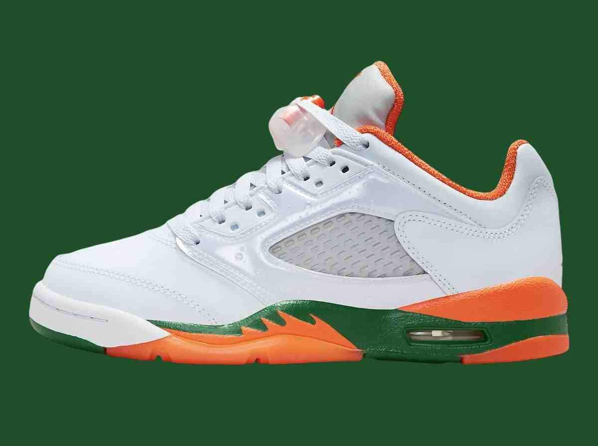 空中喬丹 5 GS "邁阿密颶風 "2024 年 6 月發佈 Nike, Jordan Brand, Air Jordan 5 Low, Air Jordan 5 - 空中喬丹 5 GS "邁阿密颶風 "2024 年 6 月發佈