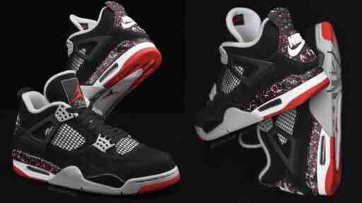 OVO, Air Jordan 4 Splatter, Air Jordan 4, Air Jordan - 德雷克的 Air Jordan 4 OVO "Splatter" PE