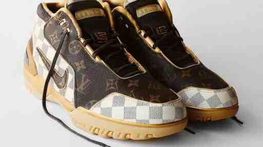 Nike Air Zoom Generation, Nike, Louis Vuitton, LeBron James - 路易威登 x 耐克 Air Zoom Generation 訂制真品手袋