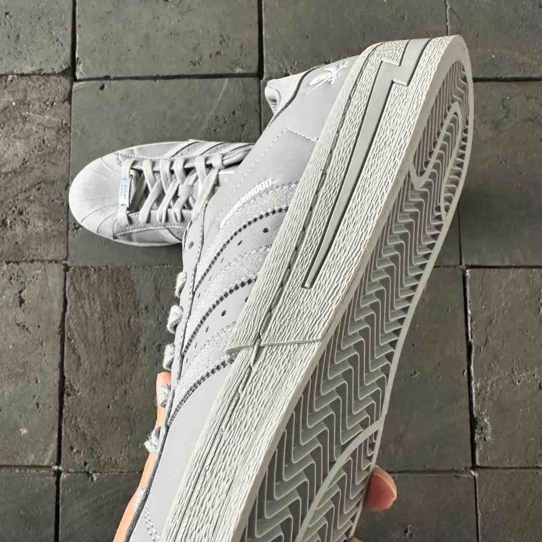NEIGHBORHOOD x adidas Superstar "水泥灰 "2024 年發佈 Neighborhood, adidas superstar, adidas - NEIGHBORHOOD x adidas Superstar "水泥灰 "2024 年發佈