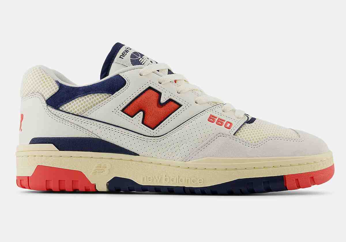 New Balance 550, New Balance, Aimé Leon Dore - 紐巴倫 550 "海鹽 "包裝現已上市（2024 年 5 月）