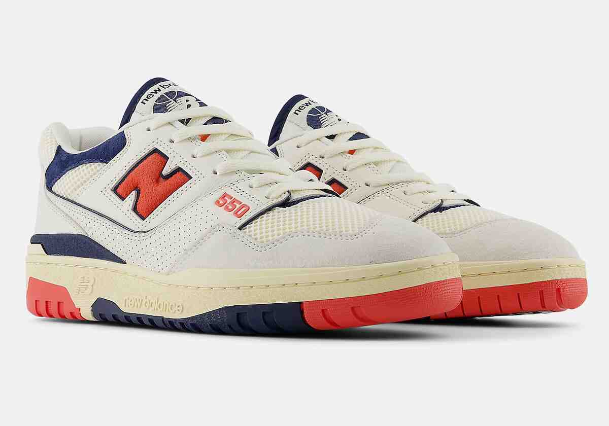 New Balance 550, New Balance, Aimé Leon Dore - 紐巴倫 550 "海鹽 "包裝現已上市（2024 年 5 月）