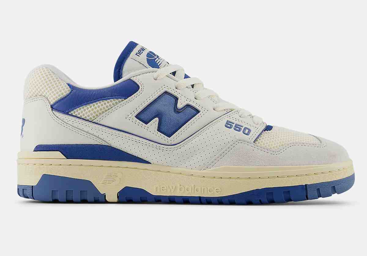 New Balance 550, New Balance, Aimé Leon Dore - 紐巴倫 550 "海鹽 "包裝現已上市（2024 年 5 月）