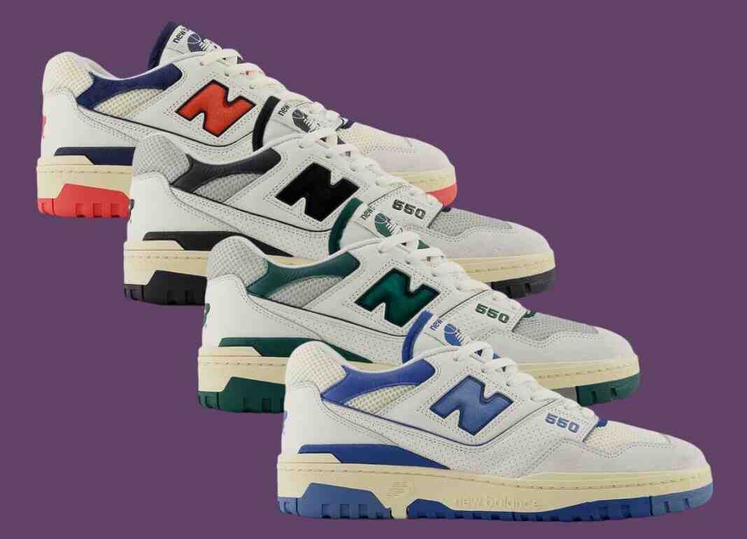 New Balance 550, New Balance, Aimé Leon Dore - 紐巴倫 550 "海鹽 "包裝現已上市（2024 年 5 月）