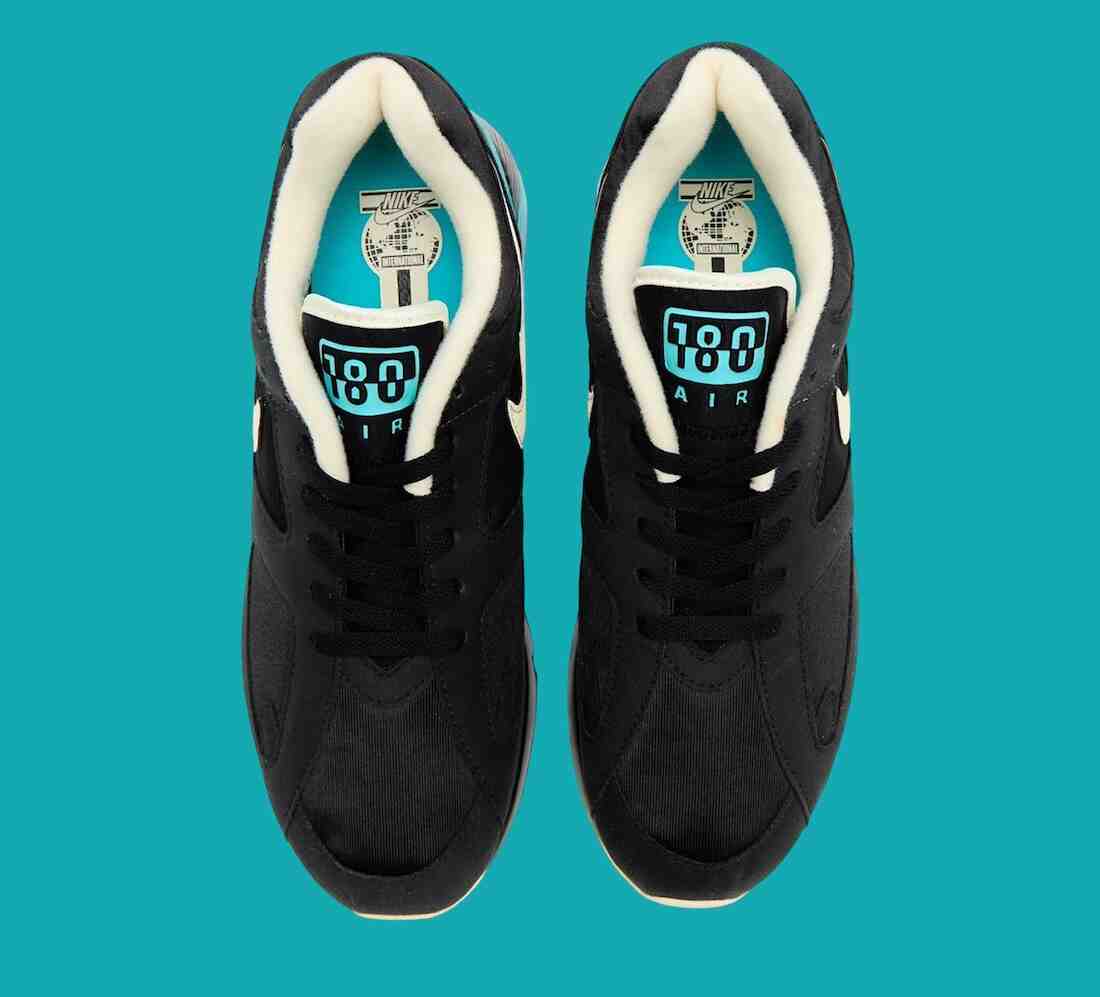 耐克 Air 180 "黑色/仙人掌色 "2024 年 8 月發佈 Nike Air 180, Nike - 耐克 Air 180 "黑色/仙人掌色 "2024 年 8 月發佈