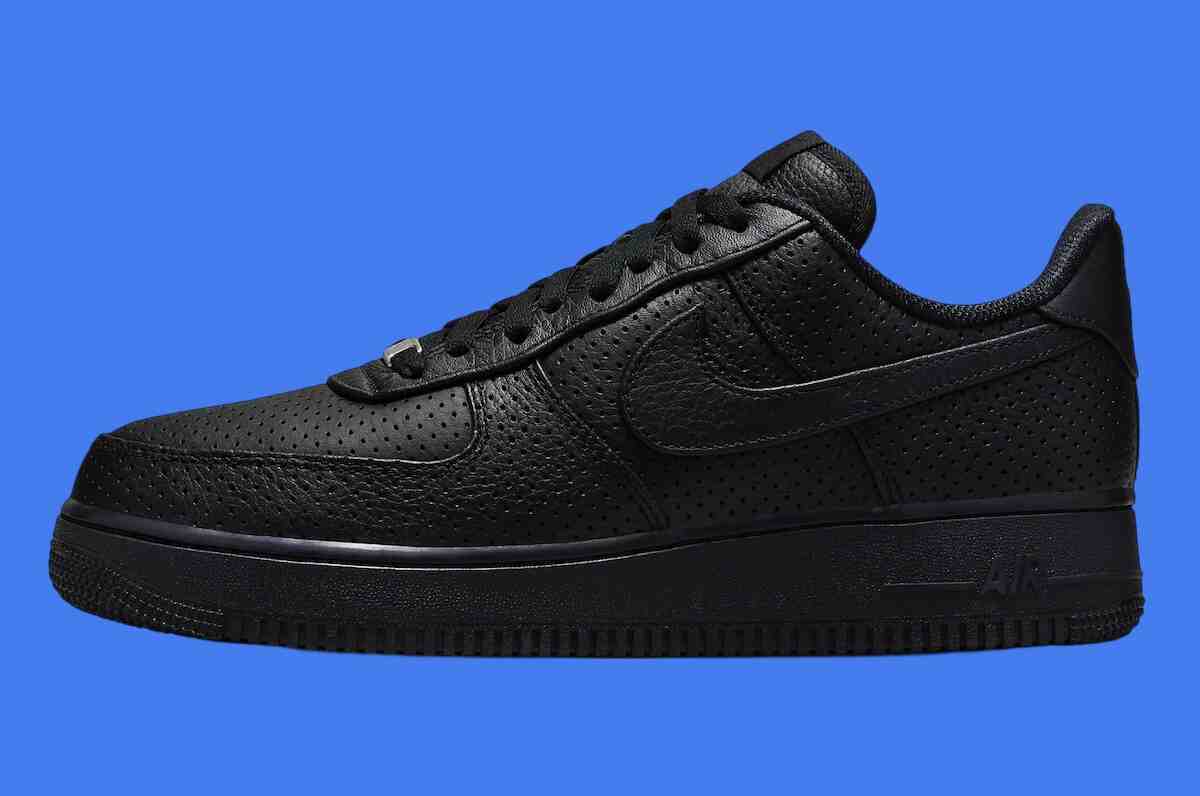 耐克空軍一號低配版 "黑色打孔 "2024 年夏季發佈 Nike Air Force 1 Low, Nike Air Force 1, Nike - 耐克空軍一號低配版 "黑色打孔 "2024 年夏季發佈