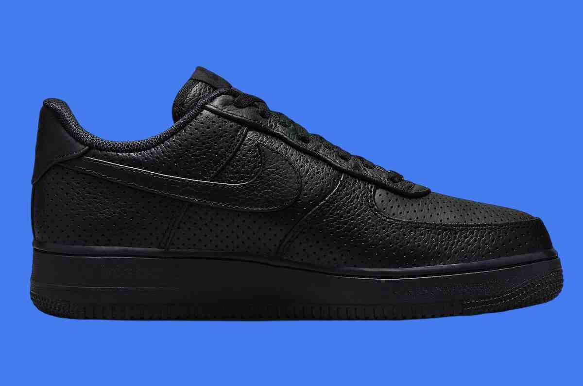 耐克空軍一號低配版 "黑色打孔 "2024 年夏季發佈 Nike Air Force 1 Low, Nike Air Force 1, Nike - 耐克空軍一號低配版 "黑色打孔 "2024 年夏季發佈