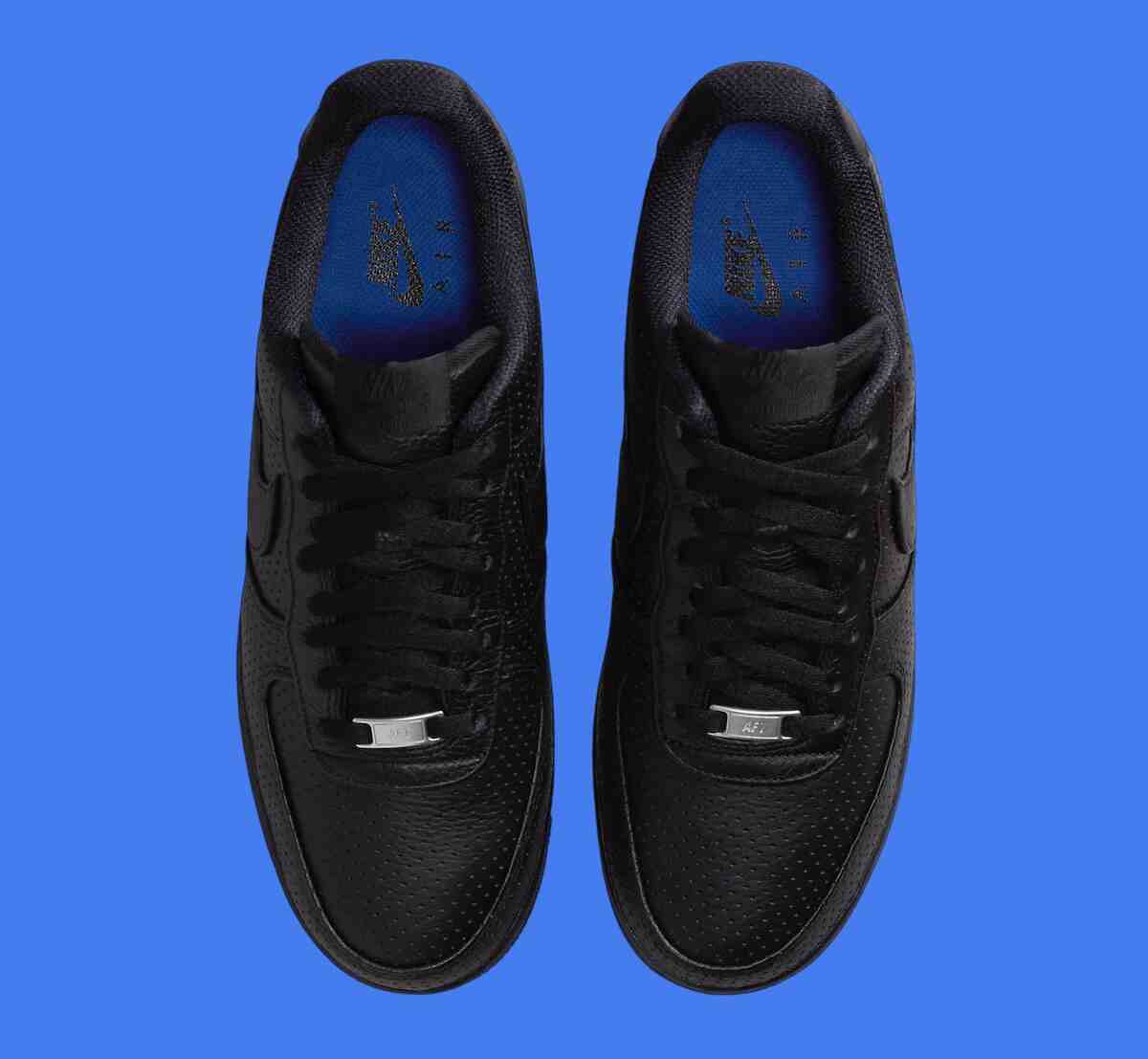 耐克空軍一號低配版 "黑色打孔 "2024 年夏季發佈 Nike Air Force 1 Low, Nike Air Force 1, Nike - 耐克空軍一號低配版 "黑色打孔 "2024 年夏季發佈