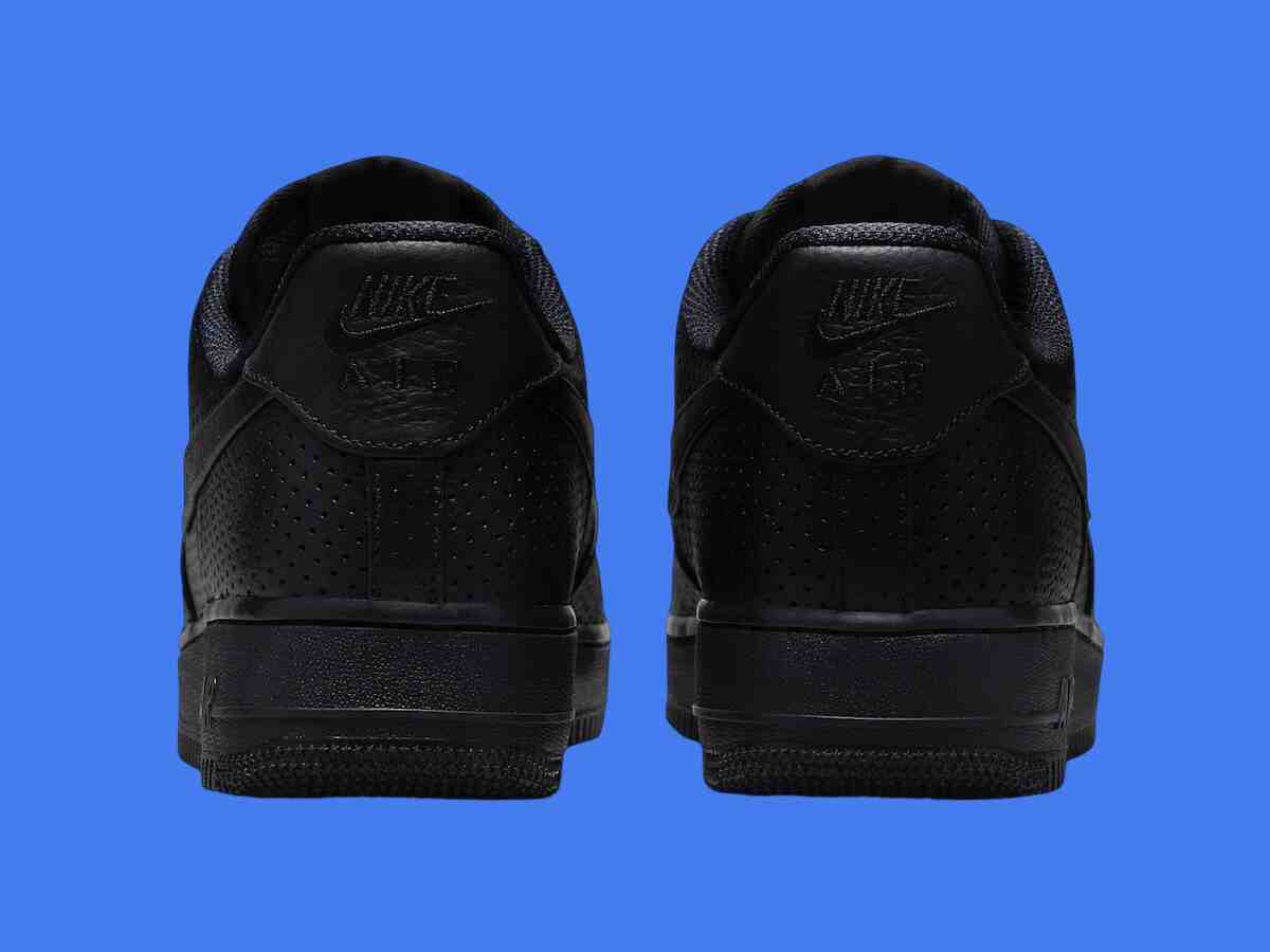 耐克空軍一號低配版 "黑色打孔 "2024 年夏季發佈 Nike Air Force 1 Low, Nike Air Force 1, Nike - 耐克空軍一號低配版 "黑色打孔 "2024 年夏季發佈