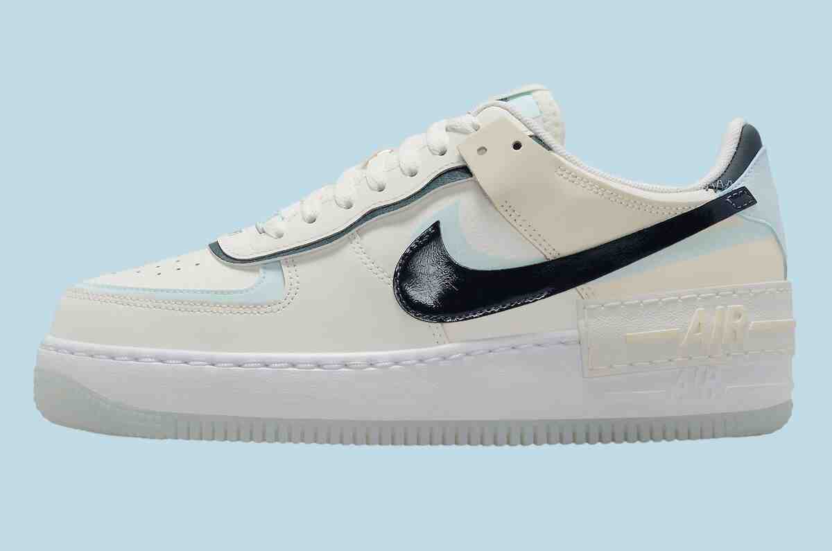 耐克空軍一號陰影 "冰川藍 "2024 年夏季發佈 Nike Air Force 1 Shadow, Nike Air Force 1, Nike - 耐克空軍一號陰影 "冰川藍 "2024 年夏季發佈