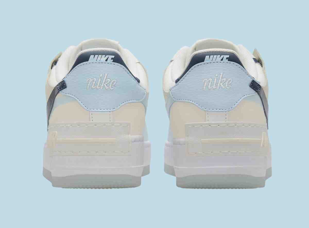 耐克空軍一號陰影 "冰川藍 "2024 年夏季發佈 Nike Air Force 1 Shadow, Nike Air Force 1, Nike - 耐克空軍一號陰影 "冰川藍 "2024 年夏季發佈