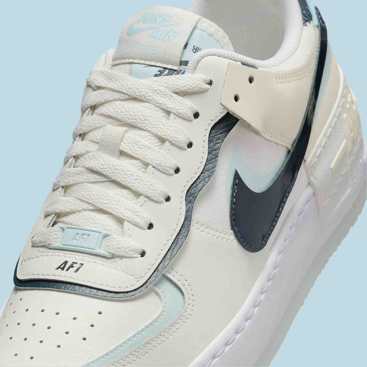 耐克空軍一號陰影 "冰川藍 "2024 年夏季發佈 Nike Air Force 1 Shadow, Nike Air Force 1, Nike - 耐克空軍一號陰影 "冰川藍 "2024 年夏季發佈