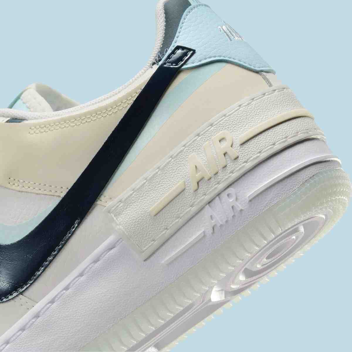 耐克空軍一號陰影 "冰川藍 "2024 年夏季發佈 Nike Air Force 1 Shadow, Nike Air Force 1, Nike - 耐克空軍一號陰影 "冰川藍 "2024 年夏季發佈