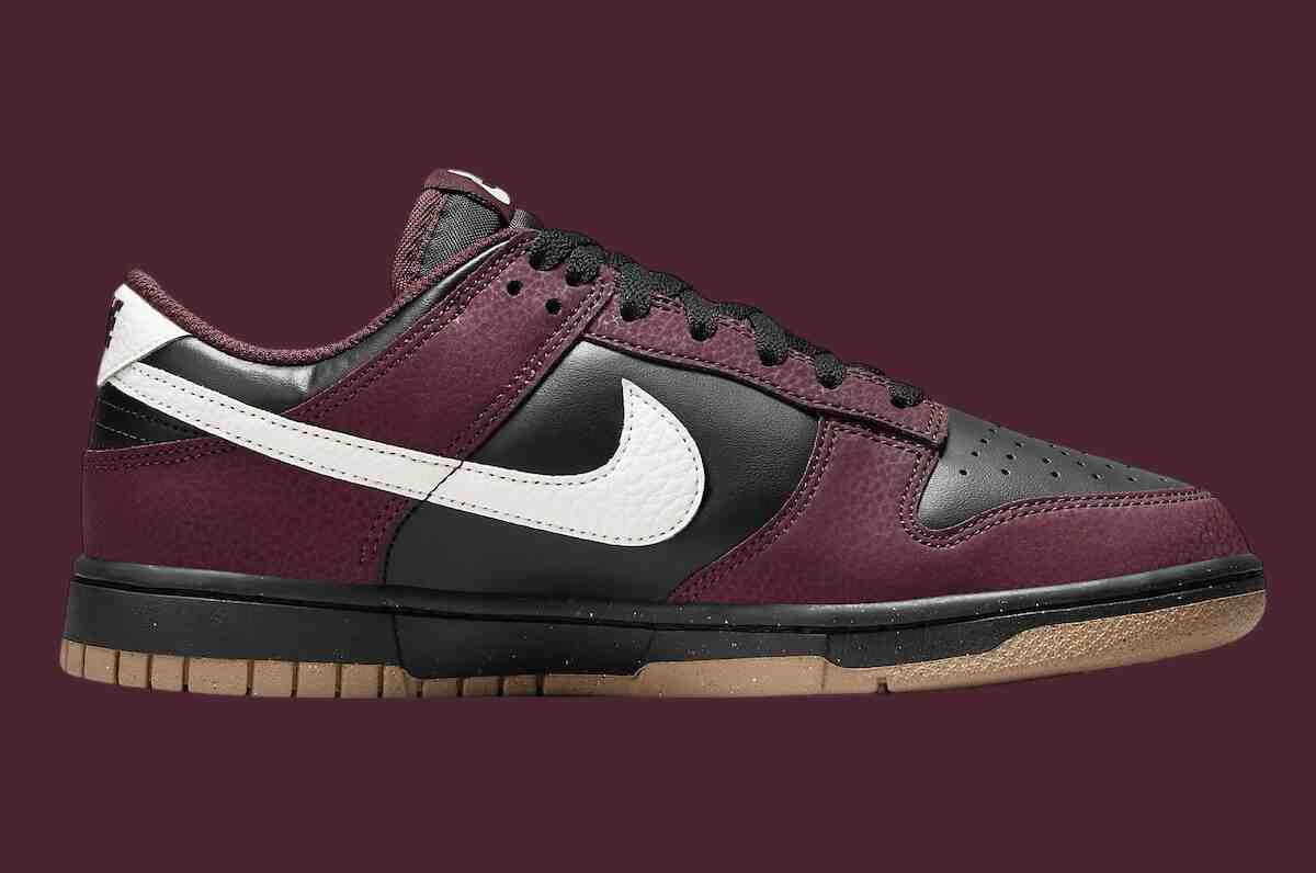 Nike Dunk Low, Nike - 耐克 Dunk Low Next Nature "Burgundy Crush" 2024 年夏季發佈