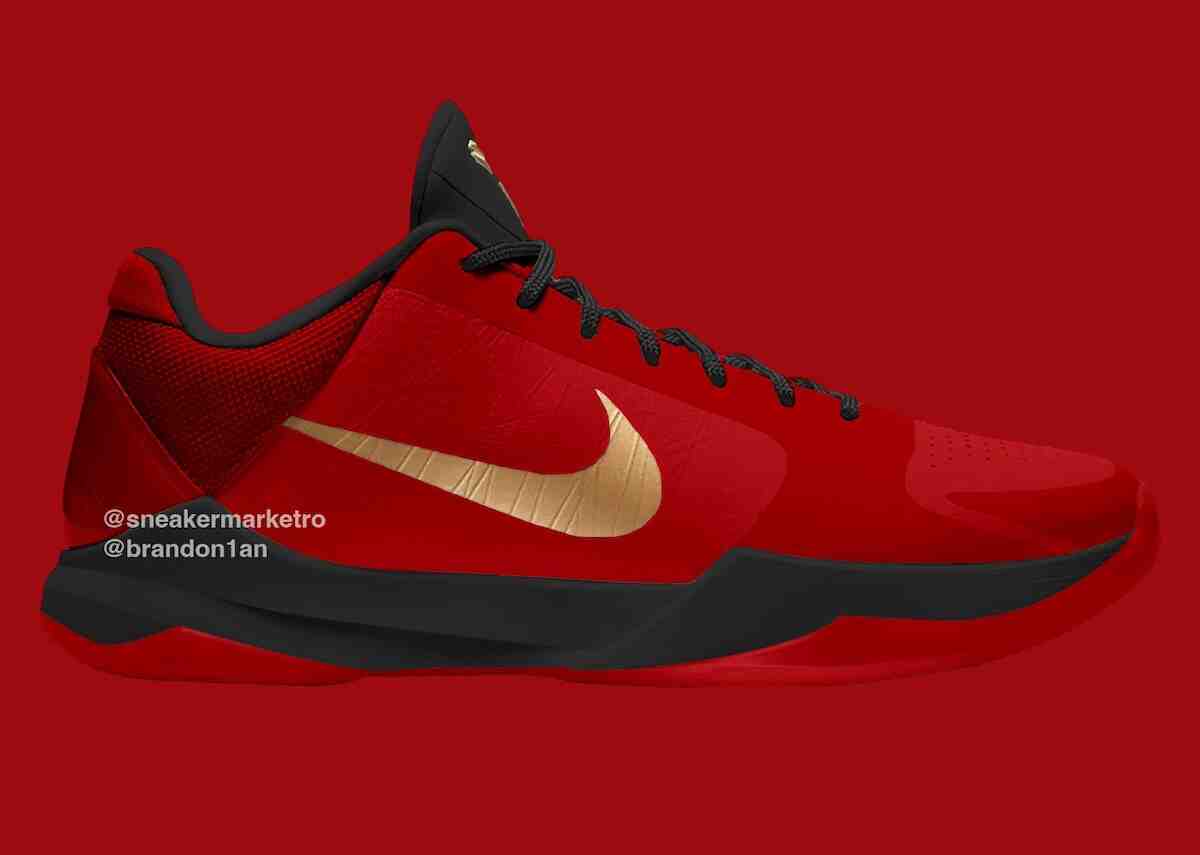 Nike Kobe 5 Protro, Nike Kobe 5, Nike - 耐克科比 5 Protro "大學紅 "2025 年春季發佈