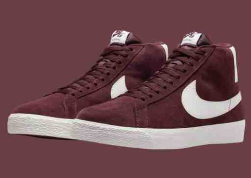 Nike SB Blazer Mid, Nike SB Blazer, Nike SB, Nike - 耐克 SB Blazer Mid "勃艮第紅 "完美亮相 2024 年秋季新品發佈會