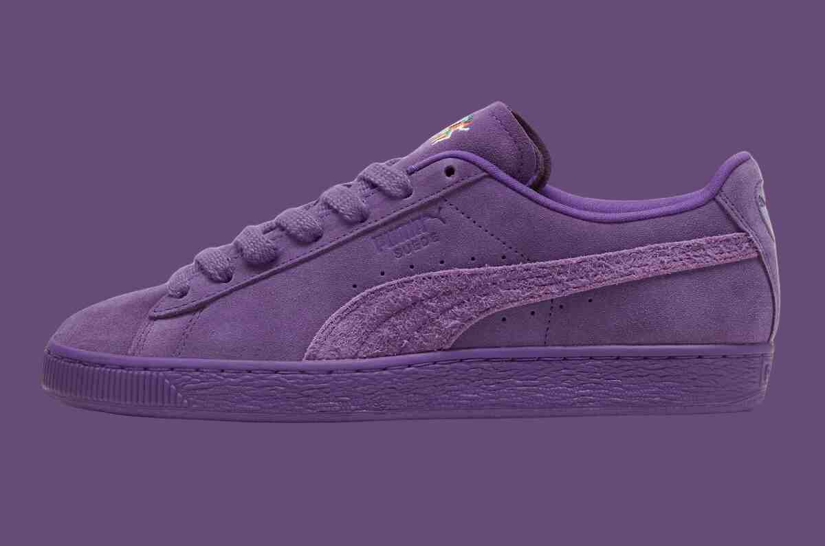 PUMA Suede, Puma - PUMA 麂皮絨 "愛的馬拉松"（紫色）2024 年 5 月發佈