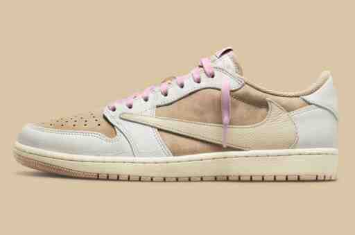 Travis Scott Air Jordan 1, Travis Scott, Air Jordan 1 Low, Air Jordan 1 - 特拉維斯-斯科特 x Air Jordan 1 Low OG "Sail/Shy Pink "將於 2025 年春季發佈